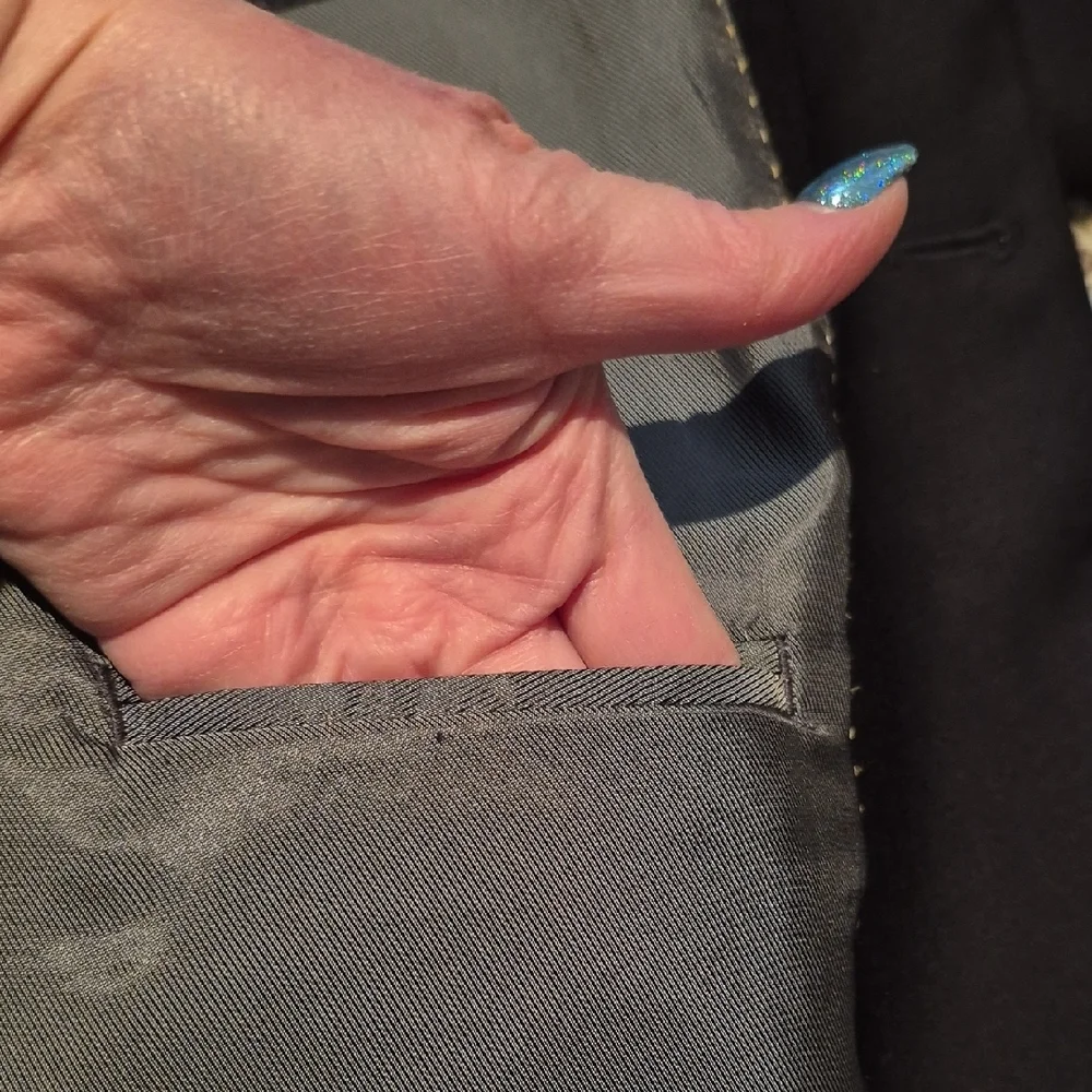 Alfred Sung Black Sport Coat with Notched Lapel, Moores Men's - Picture 9 of 15